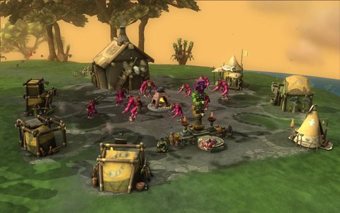 Le stade Tribal de Spore en images