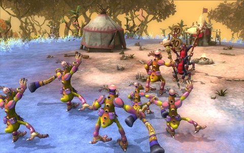Le stade Tribal de Spore en images