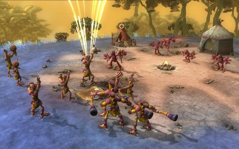 Le stade Tribal de Spore en images