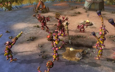 Le stade Tribal de Spore en images