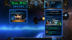 Images du nouveau Battle.net dans Starcraft II