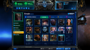 Images du nouveau Battle.net dans Starcraft II