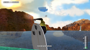 The Surfer se jette à l'eau
