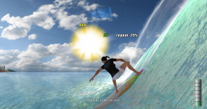 The Surfer se jette à l'eau