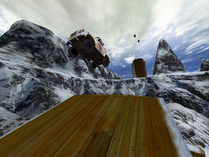 Trackmania : l'environnement alpin