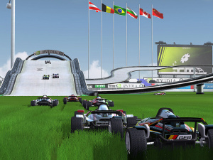 Images : Trackmania Nations expose son gazon