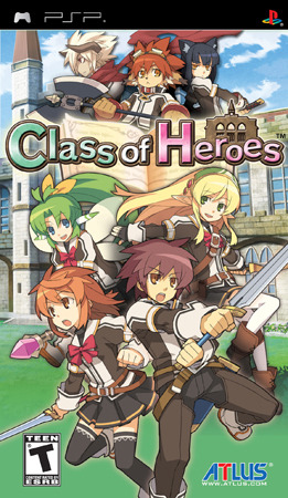 Class of Heroes sur PSP