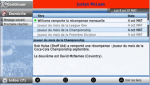 Images : Football Manager 2008 en français