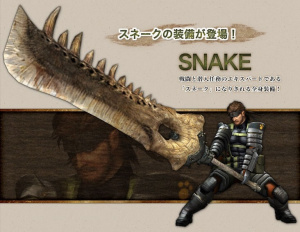 Snake dans Monster Hunter Portable 3rd