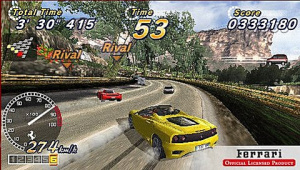 Images : Outrun 2006 Coast To Coast, fragment de bitume sur PSP