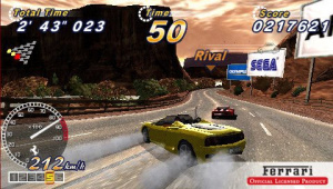 Images : Outrun 2006 Coast To Coast, fragment de bitume sur PSP