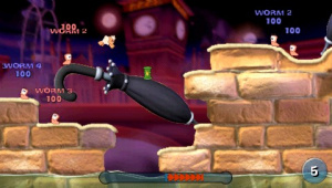 Images :  Worms Open Warfare en mode PSP