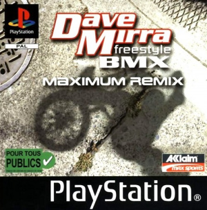 Dave Mirra Freestyle BMX : Maximum Remix sur PS1