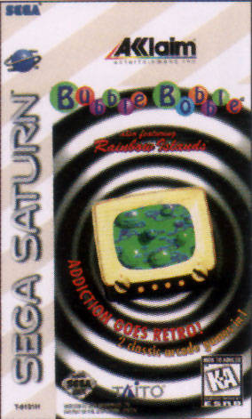 Bubble Bobble also featuring Rainbow Islands sur Saturn