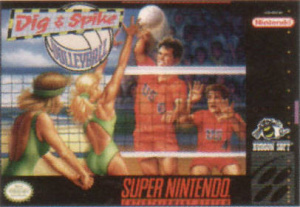 Dig & Spike Volleyball sur SNES