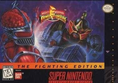 Mighty Morphin Power Rangers : The Fighting Edition sur SNES