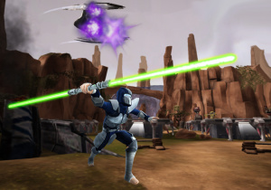 Star Wars : Clone Wars Adventures : Un double sabre laser offert