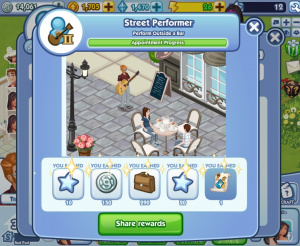 Du travail pour vos Sims dans Sims Social