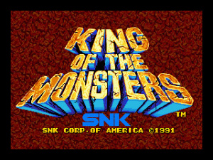 King of the Monsters sur Wii
