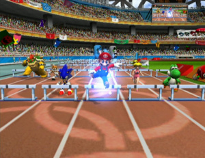 Images : Mario & Sonic côte à côte