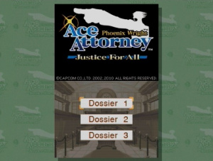 Phoenix Wright : Ace Attorney : Justice for All