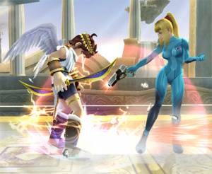 Images : Super Smash Bros Brawl : Samus sans armure
