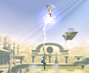 Images : Super Smash Bros Brawl : Samus sans armure