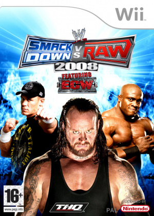 WWE Smackdown vs Raw 2008 sur Wii