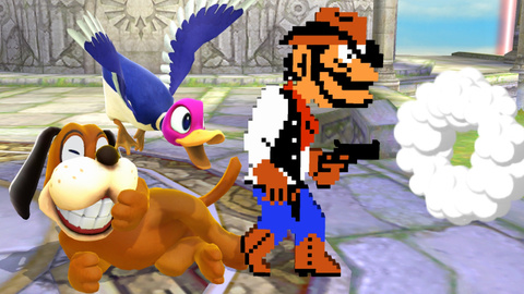 Super Smash Bros. for Wii U : Le chien de Duck Hunt à l'honneur