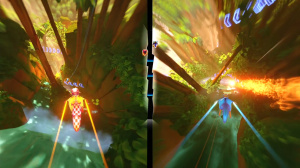 Freefall Racers, le jeu de course d'écureuils avec Kinect