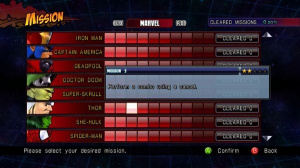 Le mode "Missions" de Marvel vs Capcom 3