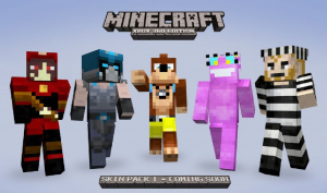 Images des skins de Minecraft Xbox 360