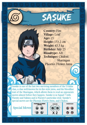 Naruto 2 : Sasuke jouable dans 15% des missions