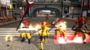 Images de Power Rangers Super Samurai sur Kinect