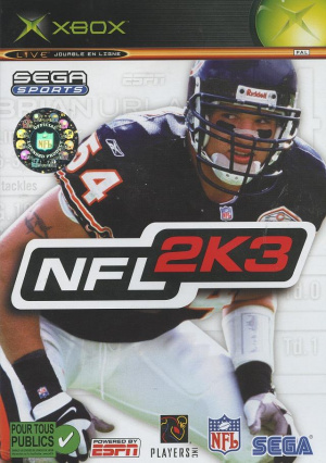 NFL 2K3 sur Xbox