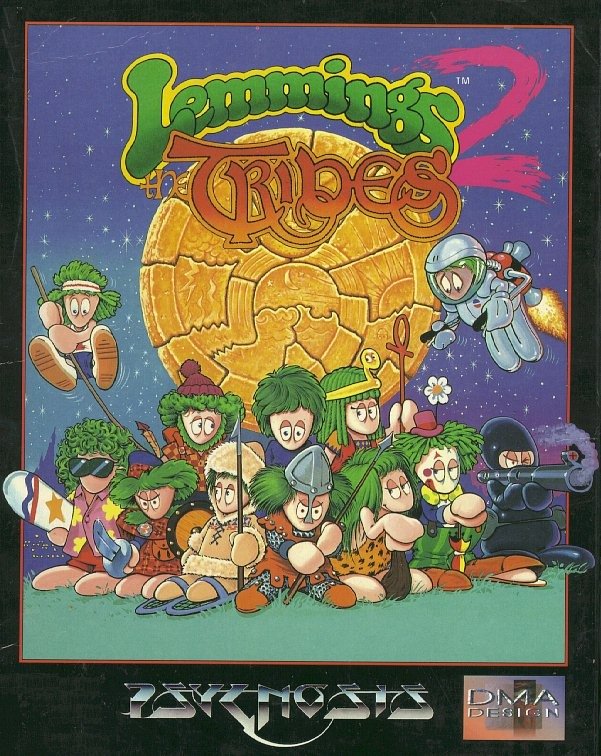 Jeu Amiga - Lemmings - Occasion (boîte Et Disquette)