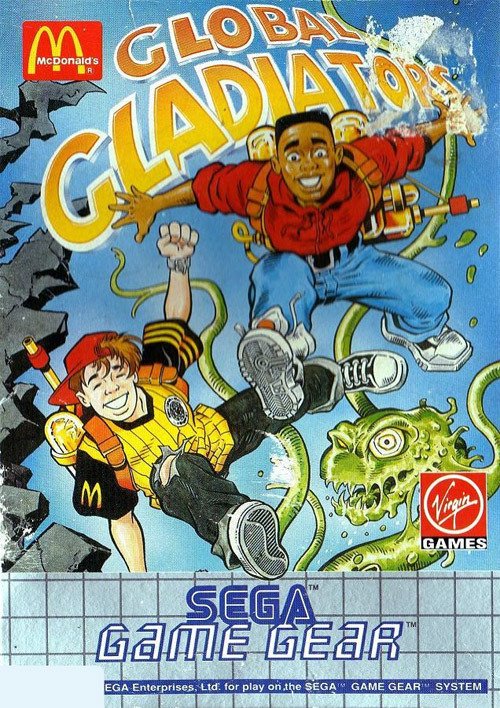 ANLEITUNG FÜR MC DONALDS GLOBAL GLADIATORS SEGA GAME GEAR (Gebraucht