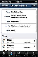 Une application iPhone pour nous les golfeurs Une application iPhone pour nous les golfeurs