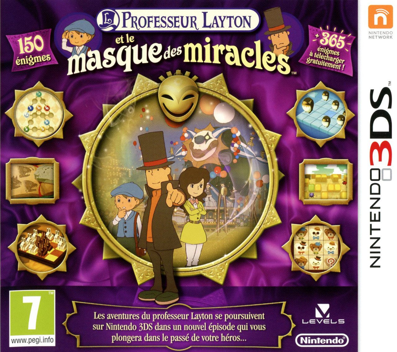 Professeur Layton et le Masque des Miracles sur Nintendo 3DS