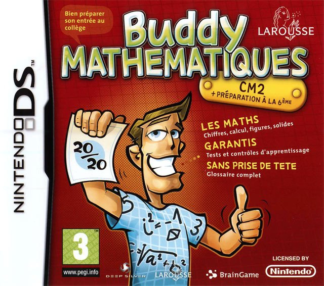 Buddy Mathématiques CM2 + Préparation à la 6ème sur Nintendo DS