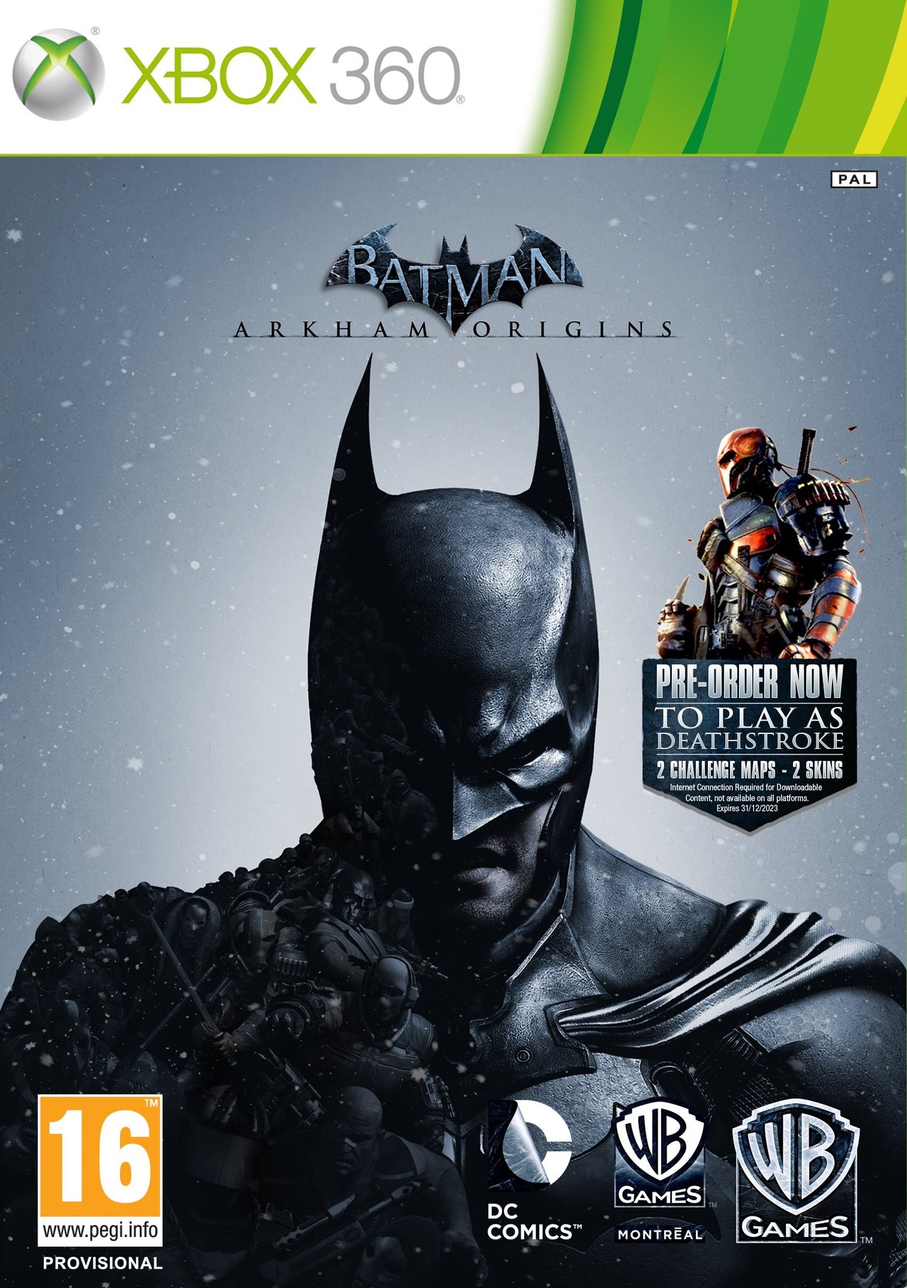 Batman Arkham Origins sur Xbox 360 
