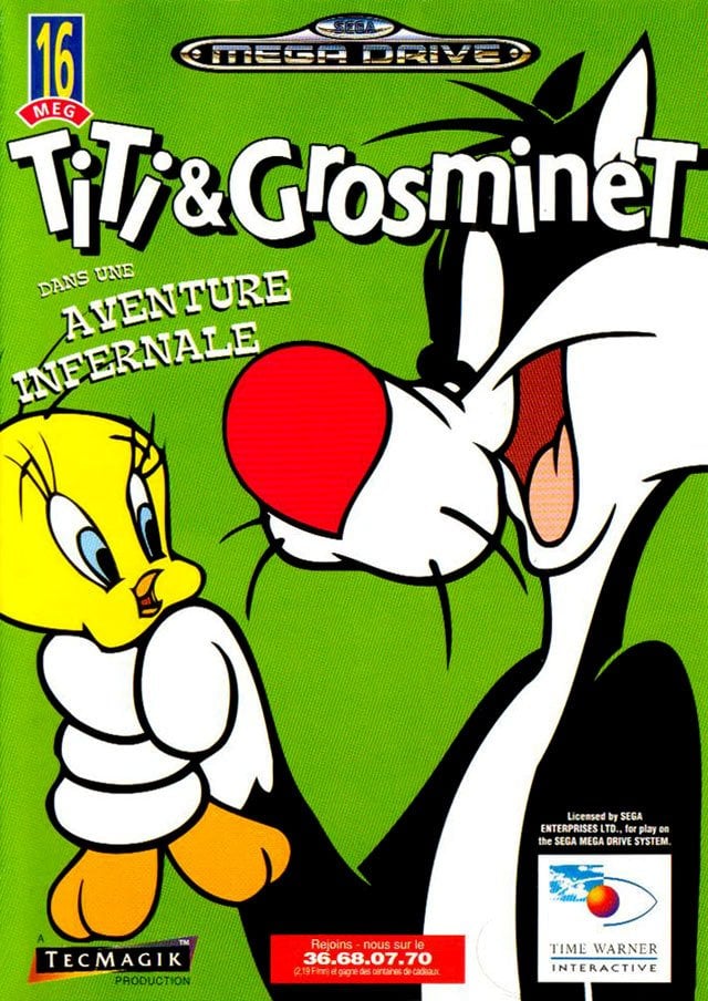 Titi Grosminet Dans Une Aventure Infernale Sur Megadrive Jeuxvideo Com Titi Grosminet Dans Une Aventure Infernale Sur Megadrive Jeuxvideo Com