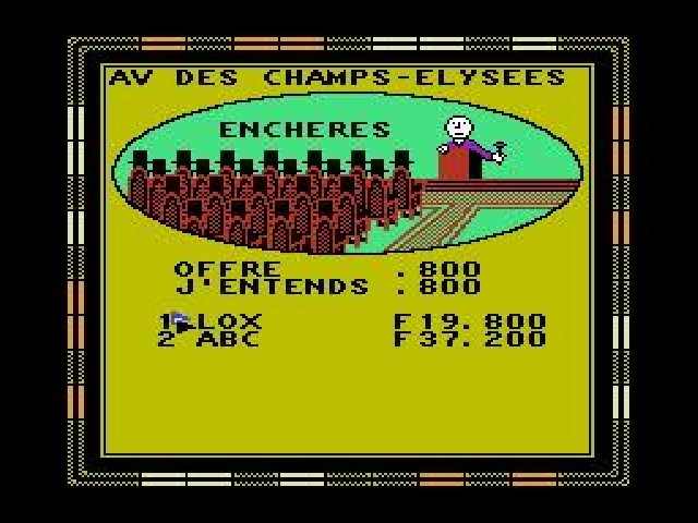 Monopoly NES screenshot 1