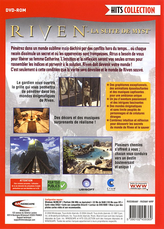 riven : la suite de myst - pc