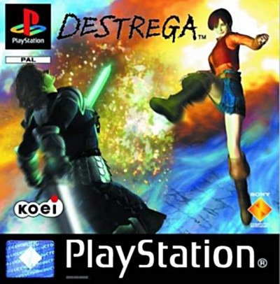 Jeu Destrega PS1 – Version Allemande, Bon État (Sans Jaquette Avant)