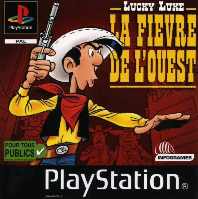 Jeu PS1 : Lucky Luke - La Fièvre De L'Ouest - N°03530 - Très Bon état