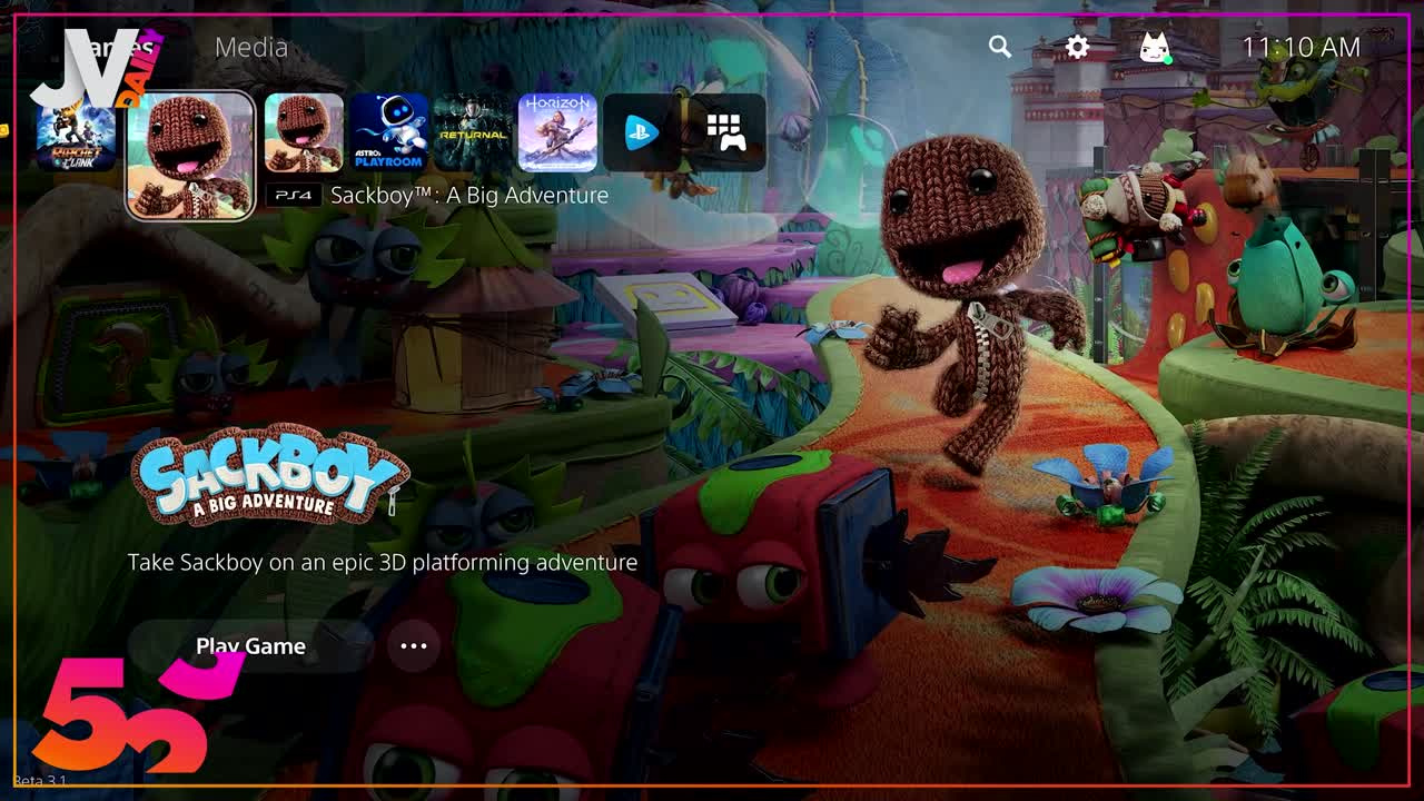 La PS5 se met à jour