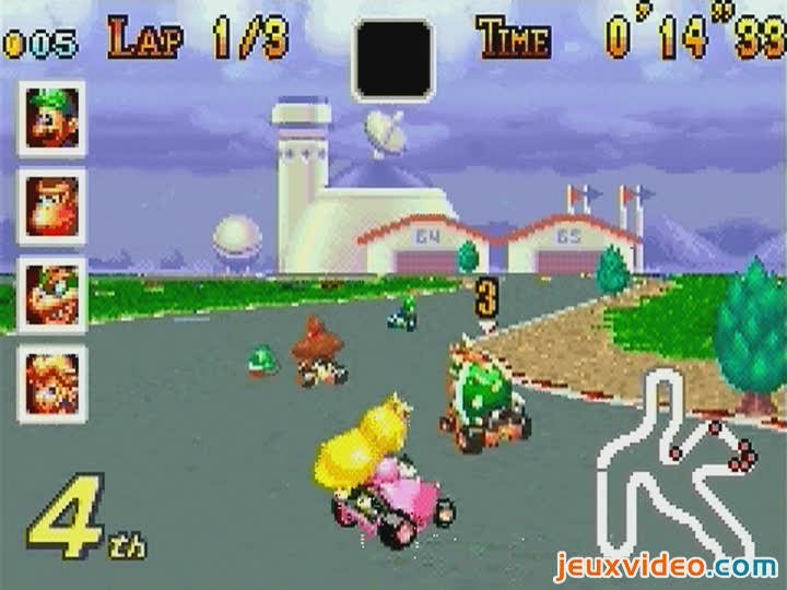 Gameplay Mario Kart Super Circuit Luigi