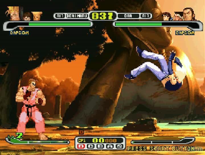 Gameplay Capcom vs. SNK : Millennium Fight 2000 Pro : Benimaru Vs ...
