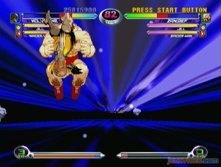 Gameplay Marvel vs. Capcom 2 : New Age of Heroes : Un combat explosif ...